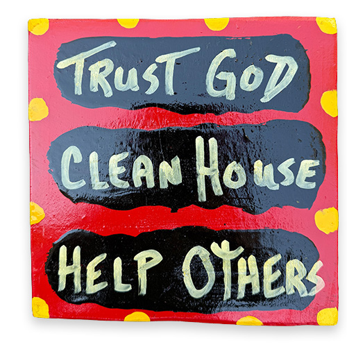 BeBo 8" x 8" Trust God/Clean House WP6235